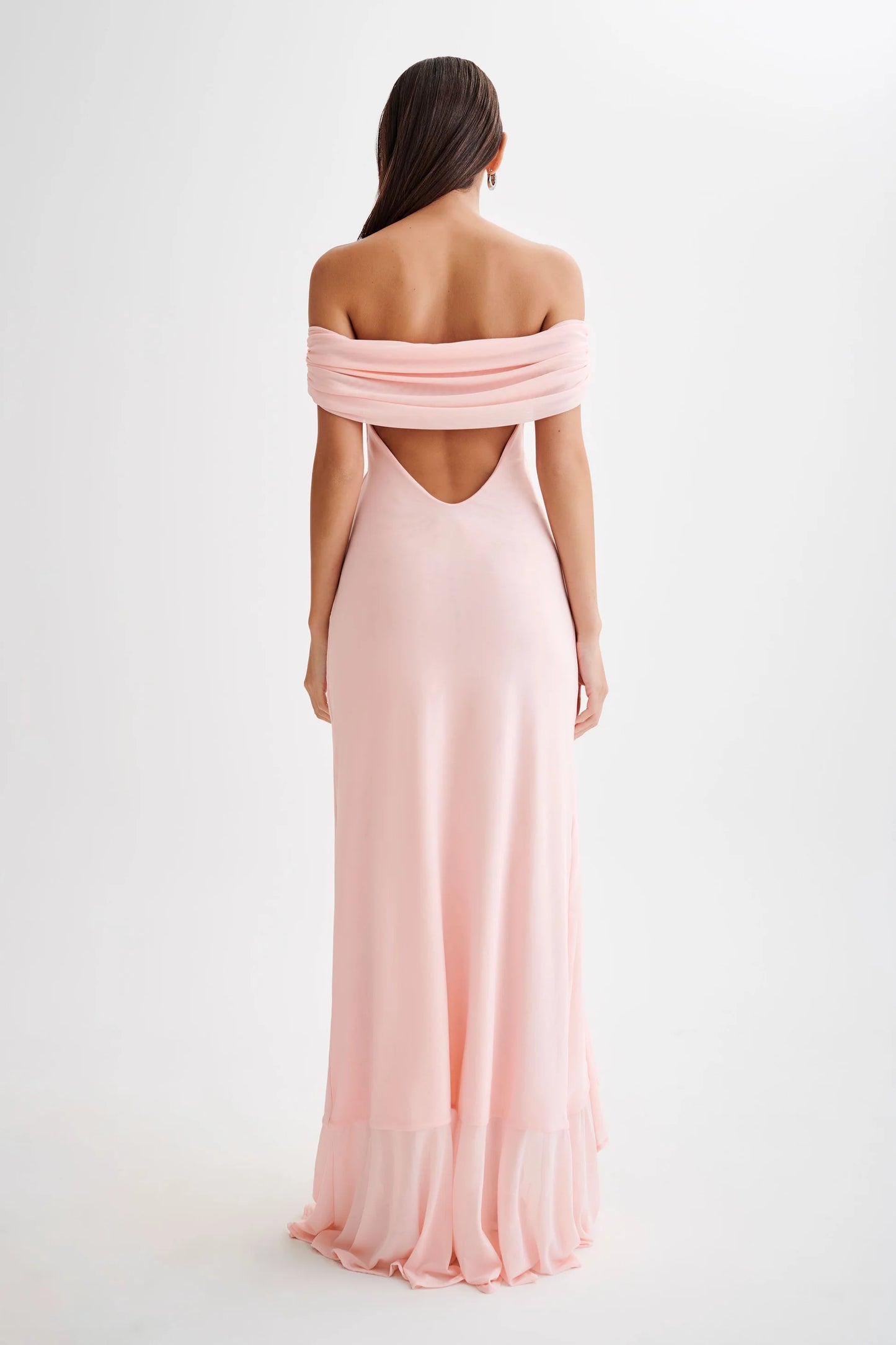 Audrey Off Shoulder Mesh Dress