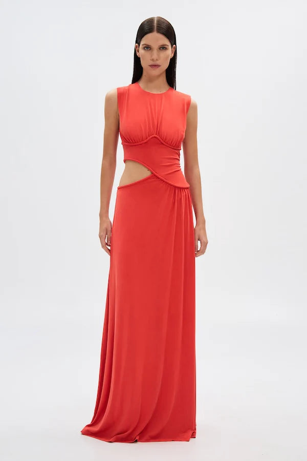 Misha Sierra Jersey Gown