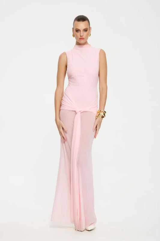 Roza Maxi in Petal Pink