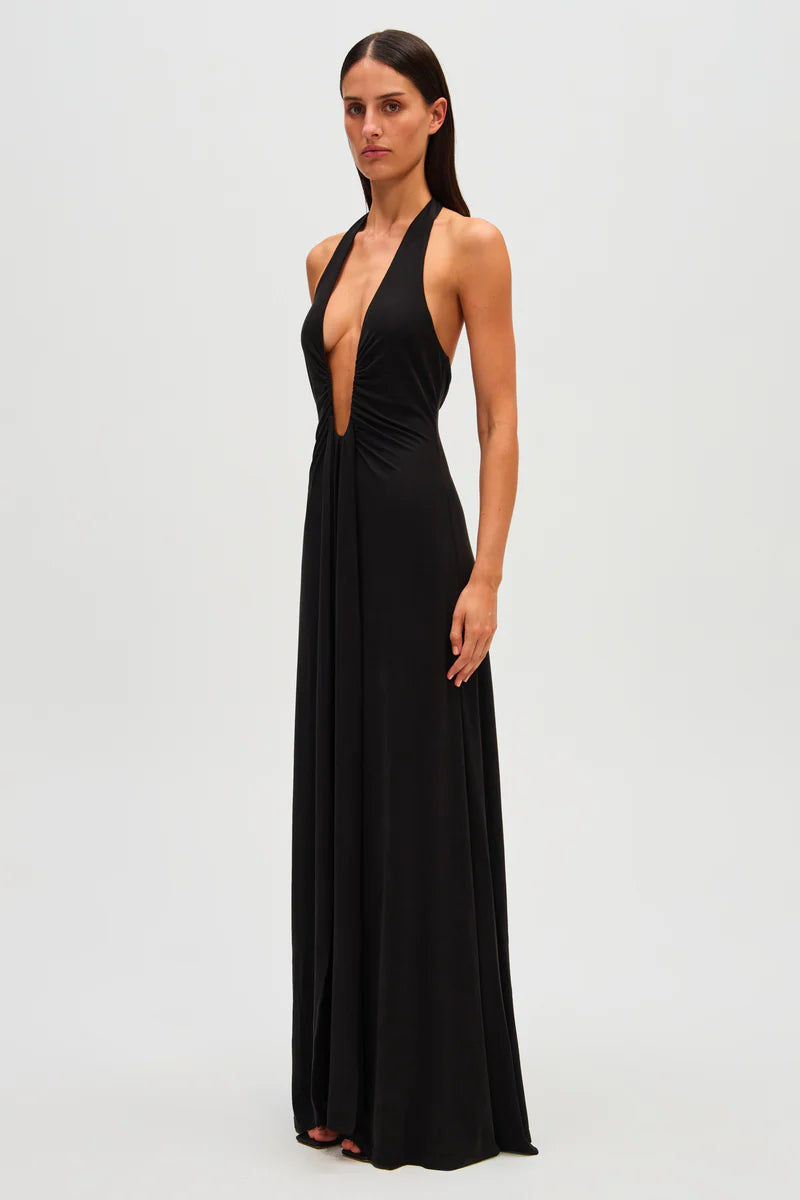 Jennifer Cupro Maxi Dress