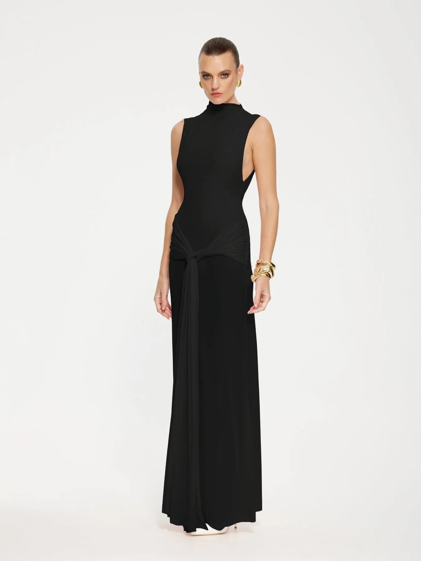 Roza Maxi Dress in Black